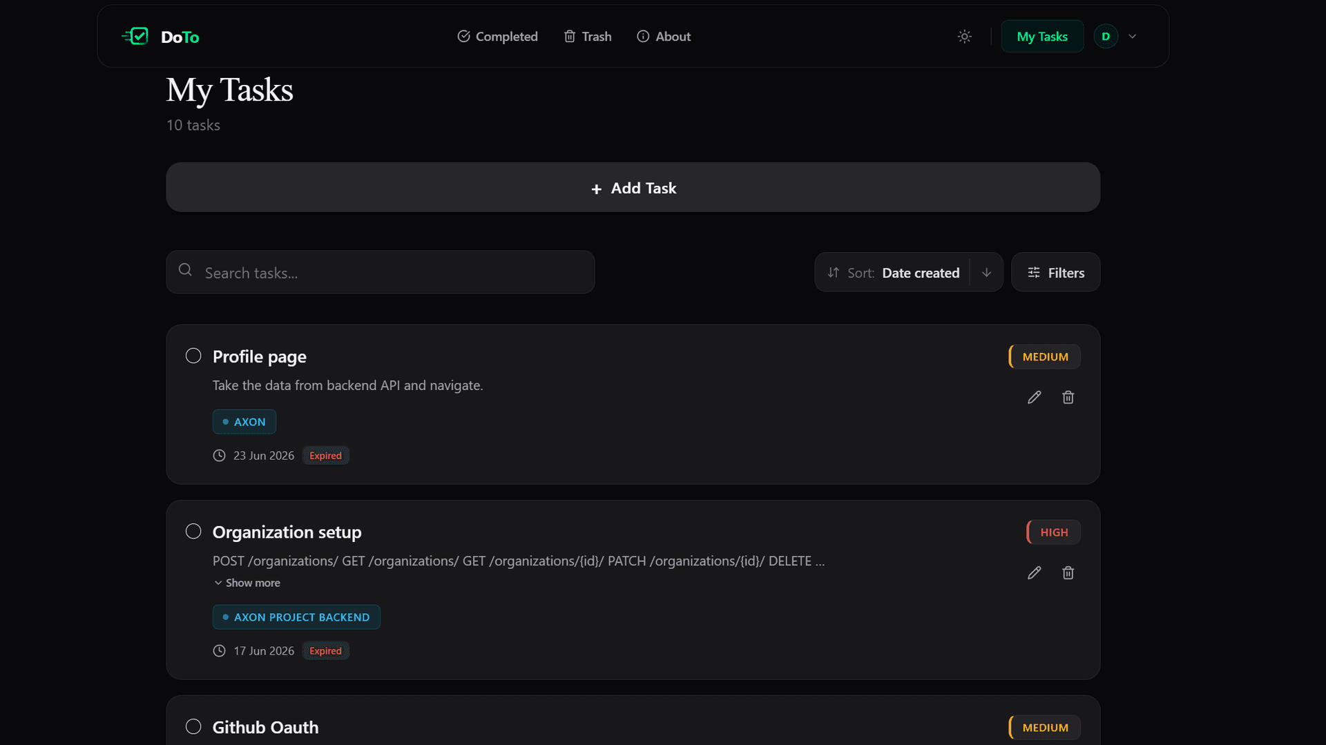 DOTO screenshot 2